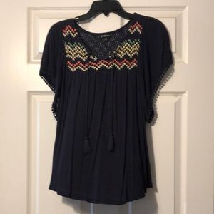 Hannah Size L Blue Blouse